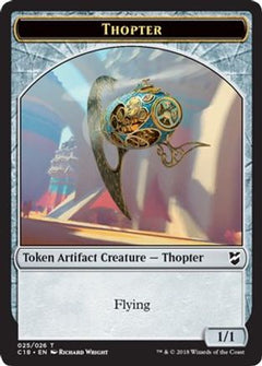 Thopter (025) // Servo Double-Sided Token (C18-25 // 24) - Commander 2018-1