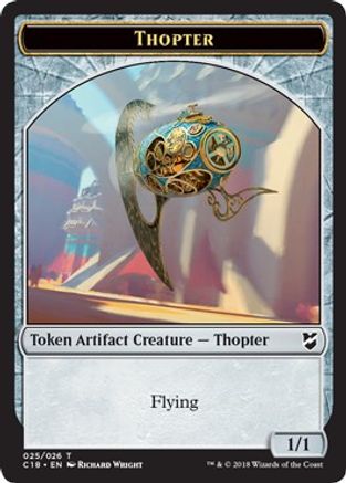 Thopter (025) // Servo Double-Sided Token (C18-25 // 24) - Commander 2018-1