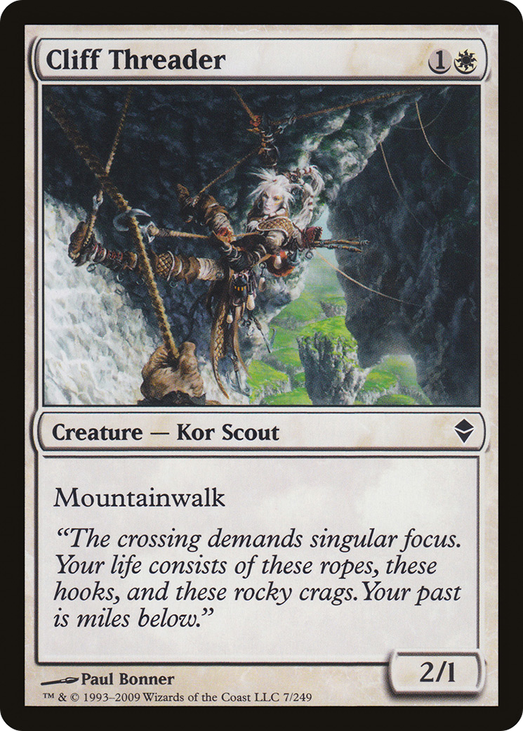 Cliff Threader [Zendikar]-1