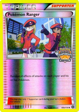 Pokemon Ranger (104/114) (Championship Promo) [XY: Steam Siege]-1