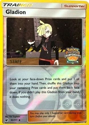 Gladion (95/111) (Regional Championship Promo Staff) [Sun & Moon: Crimson Invasion]-1