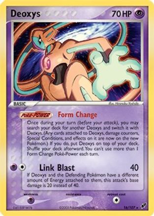 Deoxys (16/107) (Theme Deck Exclusive) [EX: Deoxys]-1