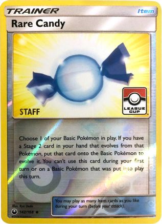 Rare Candy (142/168) (League Promo Staff) [Sun & Moon: Celestial Storm]-1