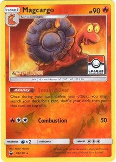 Magcargo (24/168) (League Promo 4th Place) [Sun & Moon: Celestial Storm]-1