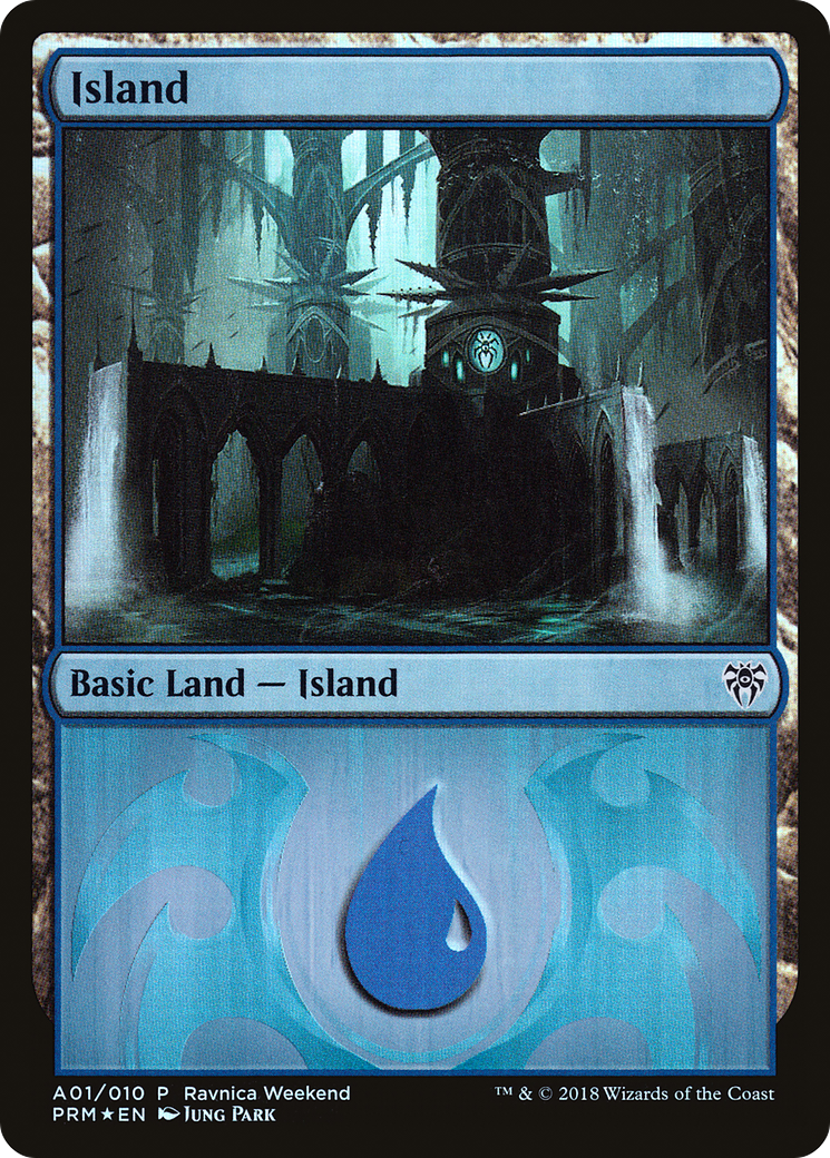 Island (A01) [Ravnica Allegiance Ravnica Weekend]-1