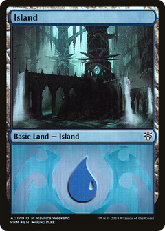 Island (A01) [Ravnica Allegiance Ravnica Weekend]-1