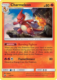 Charmeleon (2/70) [Sun & Moon: Dragon Majesty]-1