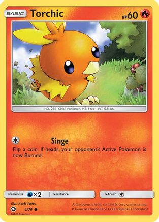 Torchic (4/70) [Sun & Moon: Dragon Majesty]-1