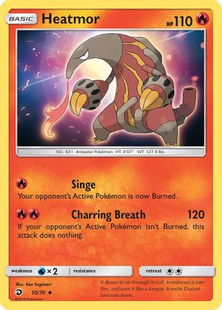 Heatmor (10/70) [Sun & Moon: Dragon Majesty]-1