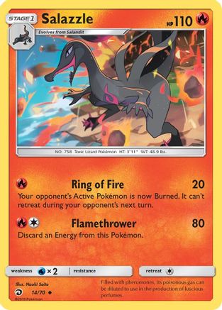Salazzle (14/70) [Sun & Moon: Dragon Majesty]-1