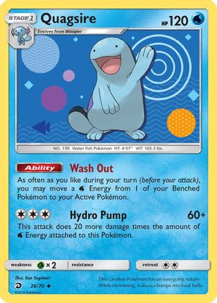 Quagsire (26/70) [Sun & Moon: Dragon Majesty]-1