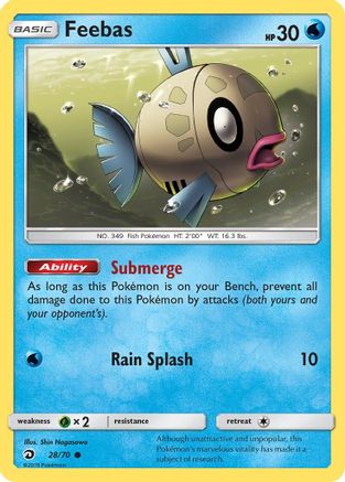 Feebas (28/70) [Sun & Moon: Dragon Majesty]-1