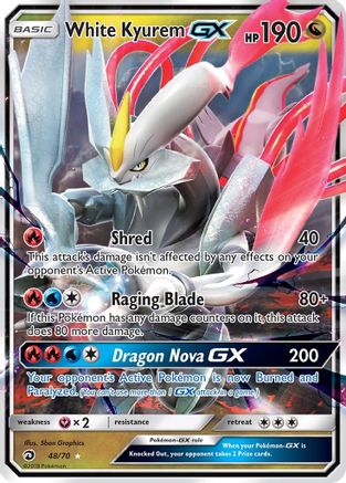 White Kyurem GX (48/70) [Sun & Moon: Dragon Majesty]-1