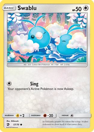 Swablu (57/70) [Sun & Moon: Dragon Majesty]-1