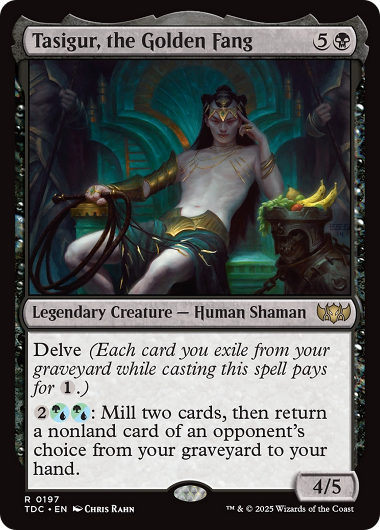 Tasigur, the Golden Fang [Tarkir: Dragonstorm Commander]-1