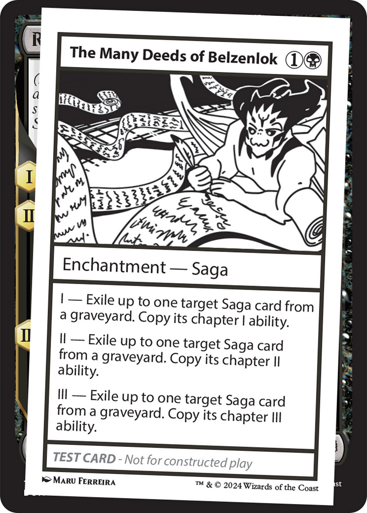 The Many Deeds of Belzenlok [Mystery Booster 2 Playtest Cards]-1