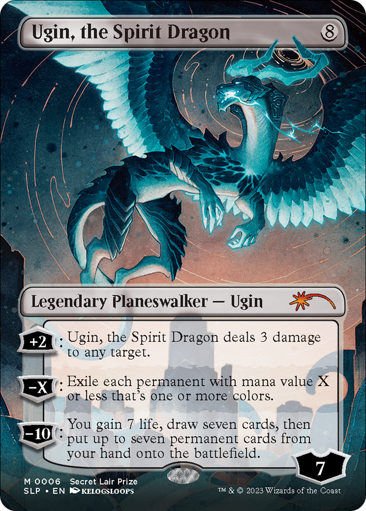 Ugin, the Spirit Dragon (Borderless) [Secret Lair Showdown]-1