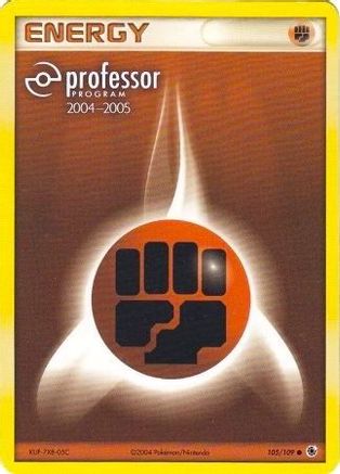 Fighting Energy (105/109) (2004 2005) [Professor Program Promos]-1