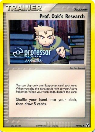 Prof Oaks Research (98/112) (2004 2005) [Professor Program Promos]-1