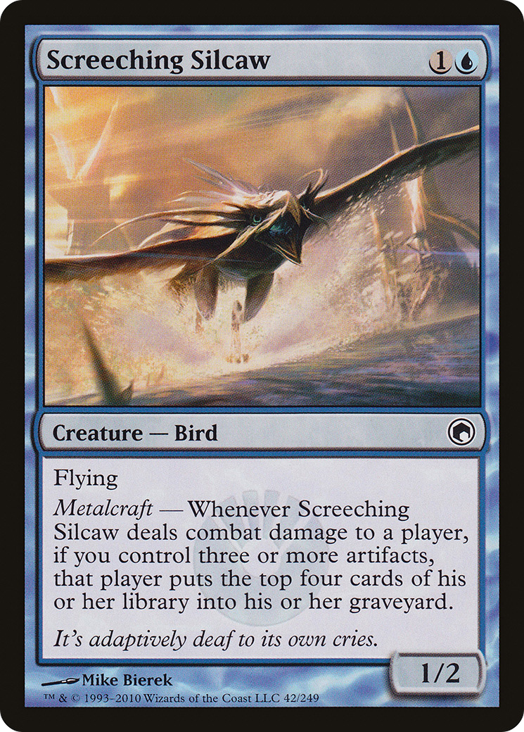 Screeching Silcaw [Scars of Mirrodin]-1