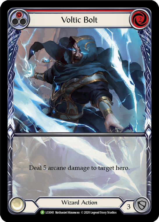 Voltic Bolt (Red) [LGS041] (Promo)  Rainbow Foil-1