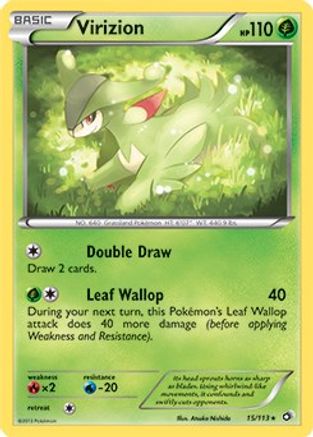 Virizion (15/113) (Theme Deck Exclusive) [Black & White: Legendary Treasures]-1