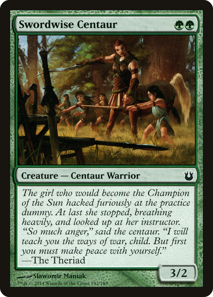 Swordwise Centaur [Born of the Gods]-1