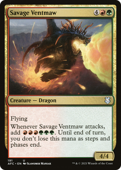 Savage Ventmaw [Dungeons & Dragons: Adventures in the Forgotten Realms Commander]-1