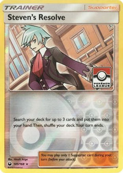 Steven's Resolve (145/168) (League Promo) [Sun & Moon: Celestial Storm]-1