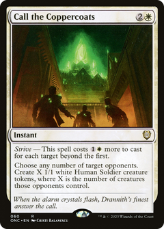 Call the Coppercoats [Phyrexia: All Will Be One Commander]-1