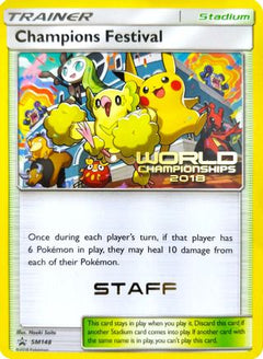 Champions Festival (SM148) (2018 Staff) [Sun & Moon: Black Star Promos]-1