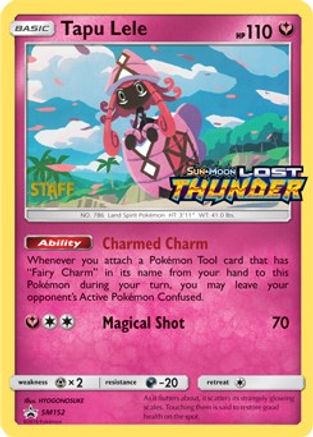 Tapu Lele (SM152) (Staff Prerelease Promo) [Sun & Moon: Black Star Promos]-1