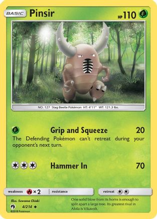 Pinsir (4/214) [Sun & Moon: Lost Thunder]-1