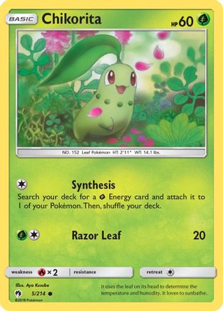 Chikorita (5/214) [Sun & Moon: Lost Thunder]-1