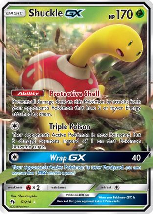 Shuckle GX (17/214) [Sun & Moon: Lost Thunder]-1