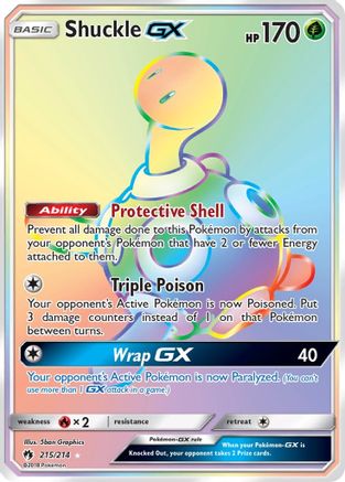 Shuckle GX (215/214) [Sun & Moon: Lost Thunder]-1