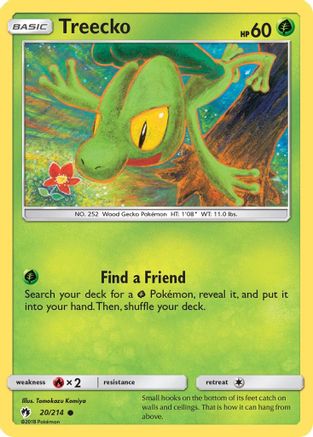 Treecko (20/214) [Sun & Moon: Lost Thunder]-1