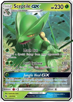 Sceptile GX (22/214) [Sun & Moon: Lost Thunder]-1