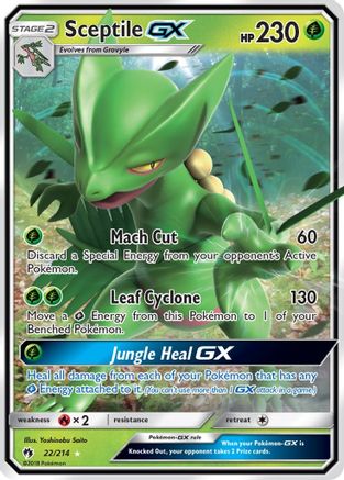 Sceptile GX (22/214) [Sun & Moon: Lost Thunder]-1