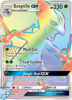 Sceptile GX (216/214) [Sun & Moon: Lost Thunder]-1