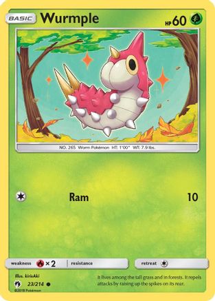 Wurmple (23/214) [Sun & Moon: Lost Thunder]-1