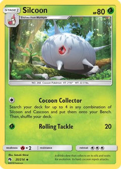 Silcoon (25/214) [Sun & Moon: Lost Thunder]-1