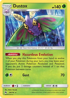Dustox (28/214) [Sun & Moon: Lost Thunder]-1
