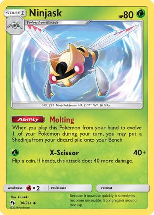 Ninjask (30/214) [Sun & Moon: Lost Thunder]-1