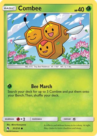 Combee (31/214) [Sun & Moon: Lost Thunder]-1