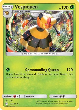 Vespiquen (32/214) [Sun & Moon: Lost Thunder]-1