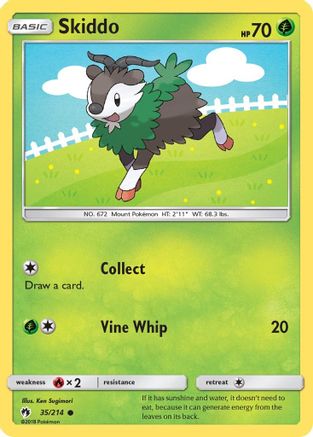 Skiddo (35/214) [Sun & Moon: Lost Thunder]-1