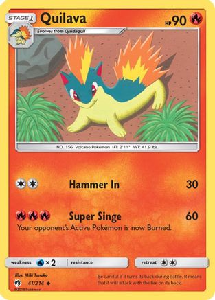 Quilava (41/214) [Sun & Moon: Lost Thunder]-1