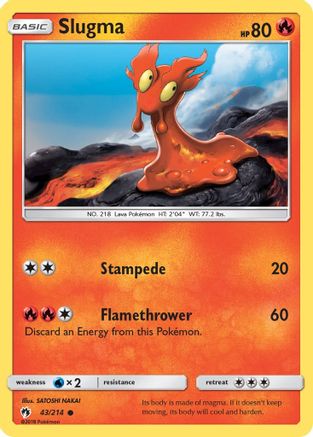 Slugma (43/214) [Sun & Moon: Lost Thunder]-1