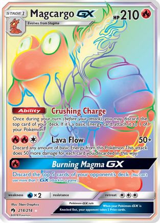 Magcargo GX (218/214) [Sun & Moon: Lost Thunder]-1